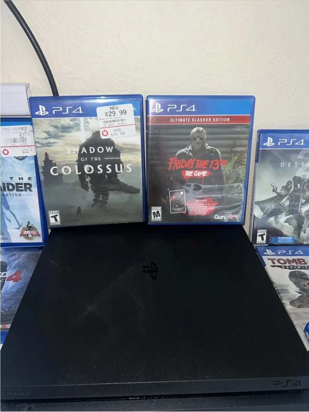 Sony Play S 4 Slim 500GB Gaming Console with 2 Controllers,15 Games, And Charger